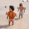 Flow | Brown/White Swim Arm Bands 0-2 years