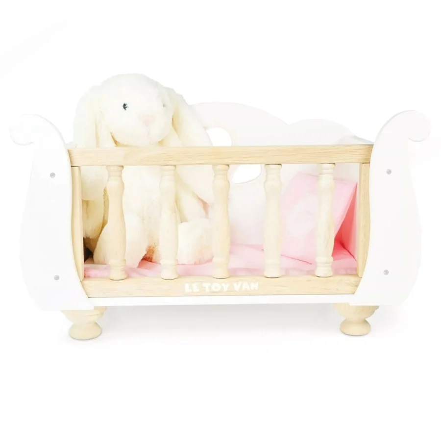 Doll bed with bars TV600/ Sleigh Doll Cot
