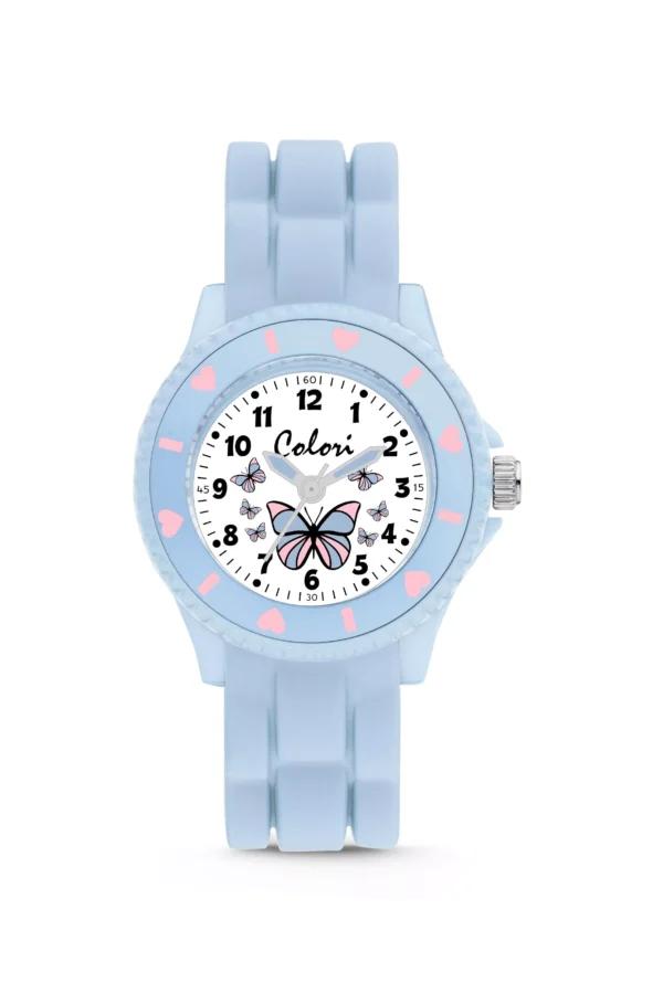 Colori Kidswatch 30MM Blue Butterflies 5ATM