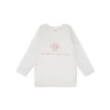 Pure Tones | White UV Swim Shirt with Long Sleeves