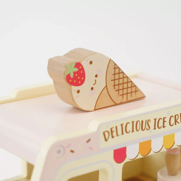 Ice Cream Van ME083-C/ Wooden Ice Cream Van (New Look)