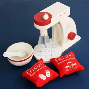 Toy mixer for children made of wood