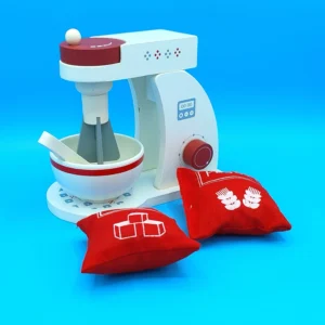 Toy mixer for children made of wood