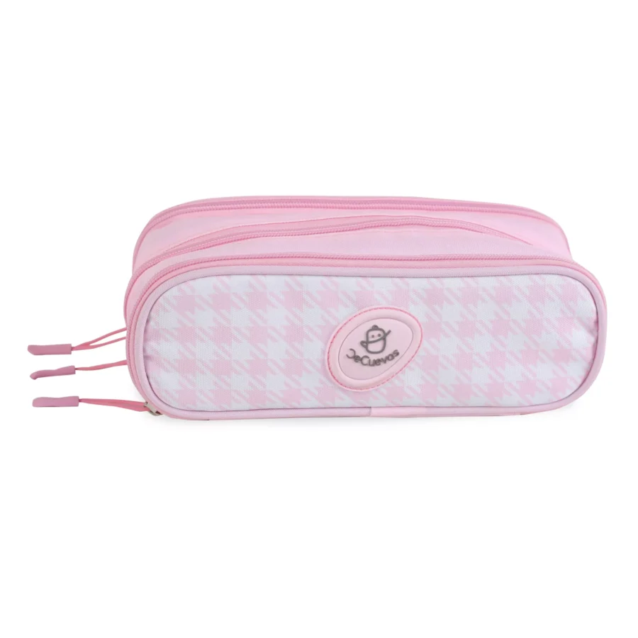 Pencil case with three compartments 