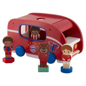 FC Bayern Munich 2-in-1 Wooden Bus Toy