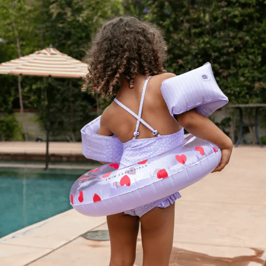 Leopard | Lila Girls UV Girls Swimsuit