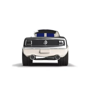 Small toy car Racing Car Ford Mustang Beige