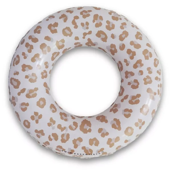 Swim Essentials | Leopard | Beige Swimming ring Ø 90 cm