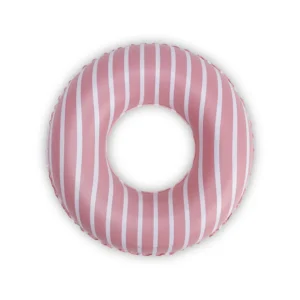 Boldlines | Red/White Striped Swim Ring Ø 55 cm