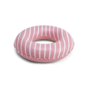 Boldlines | Red/White Striped Swim Ring Ø 55 cm