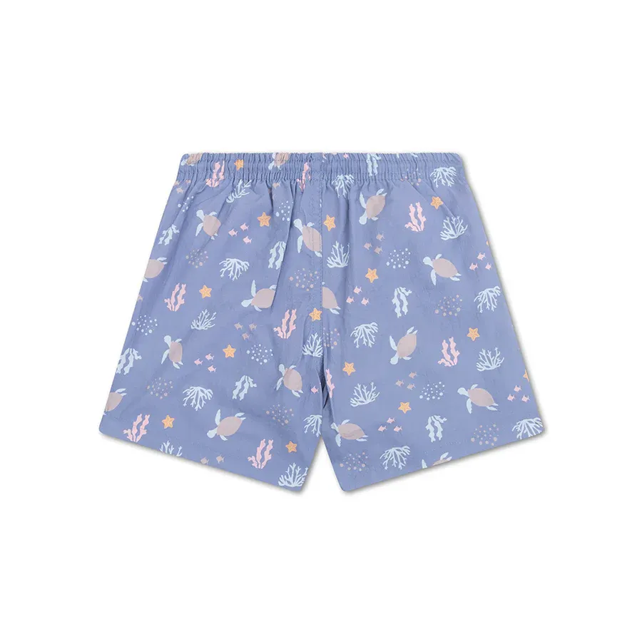 Coral Bliss | Multicolored UV Swim Shorts Boys