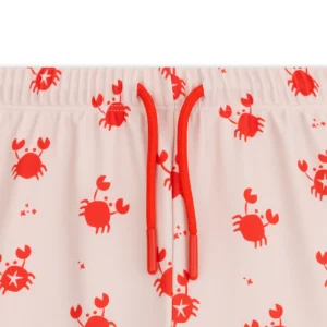 Crabby | Beige/Red UV Swim Boxer Boys