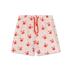 Crabby | Beige/Red UV Swim Boxer Boys