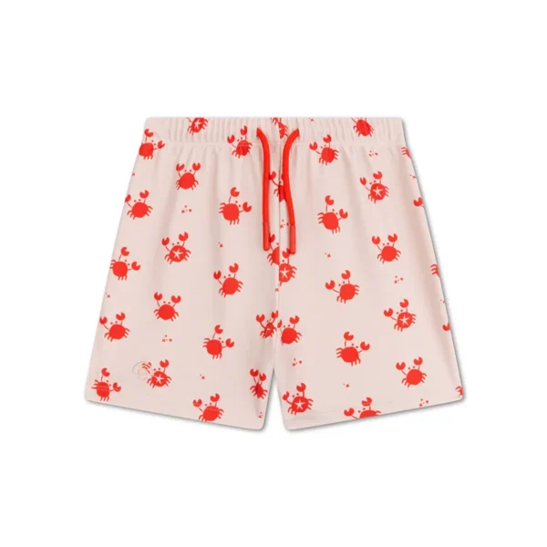 Crabby | Beige/Red UV Swim Boxer Boys