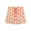 Crabby | Beige/Red UV Swim Shorts Boys