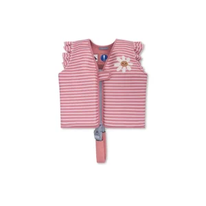 Daisy Flower | Red/White Striped Swim Vest 3-6 years