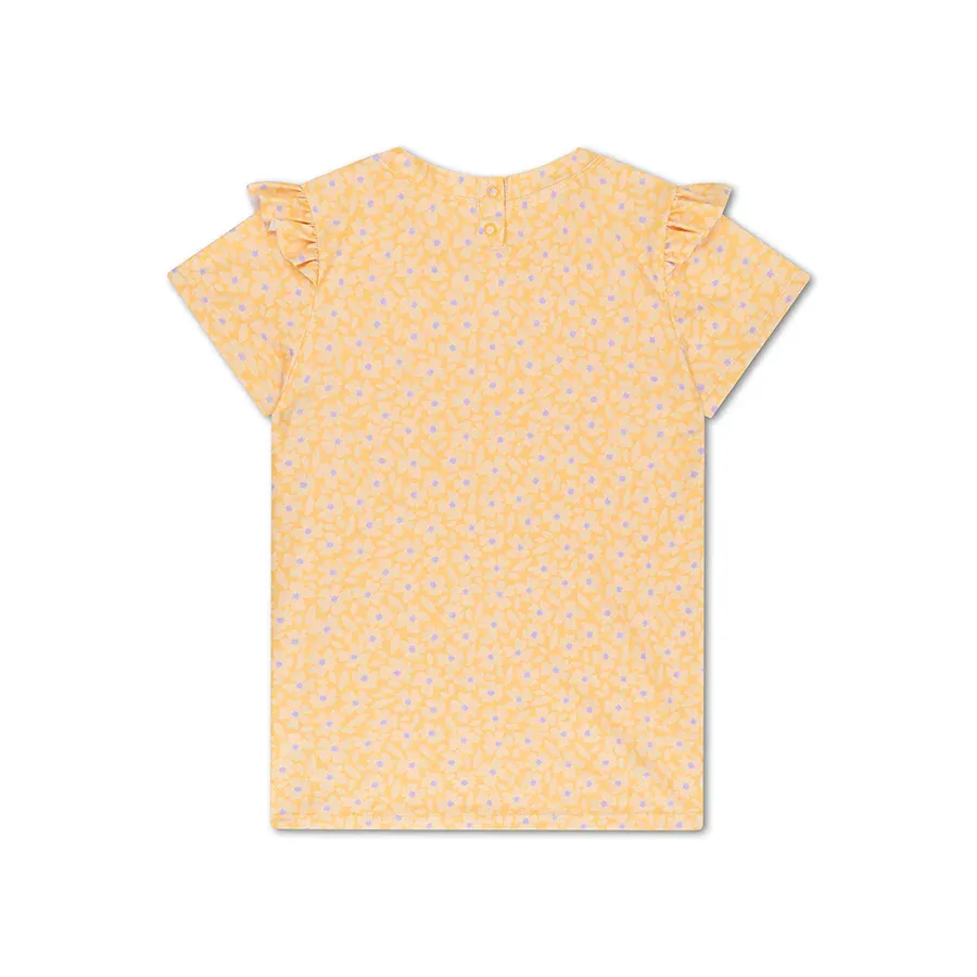 Florish | Yellow UV Swim Shirt with Short Sleeves