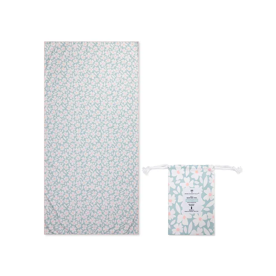 Florish | Green Microfiber Towel 180 x 90 cm