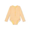 Florish | UV yellow swimsuit with long sleeves for girls