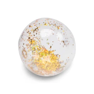 Glitter | Gold Transparent Beach Ball Ø 51 cm