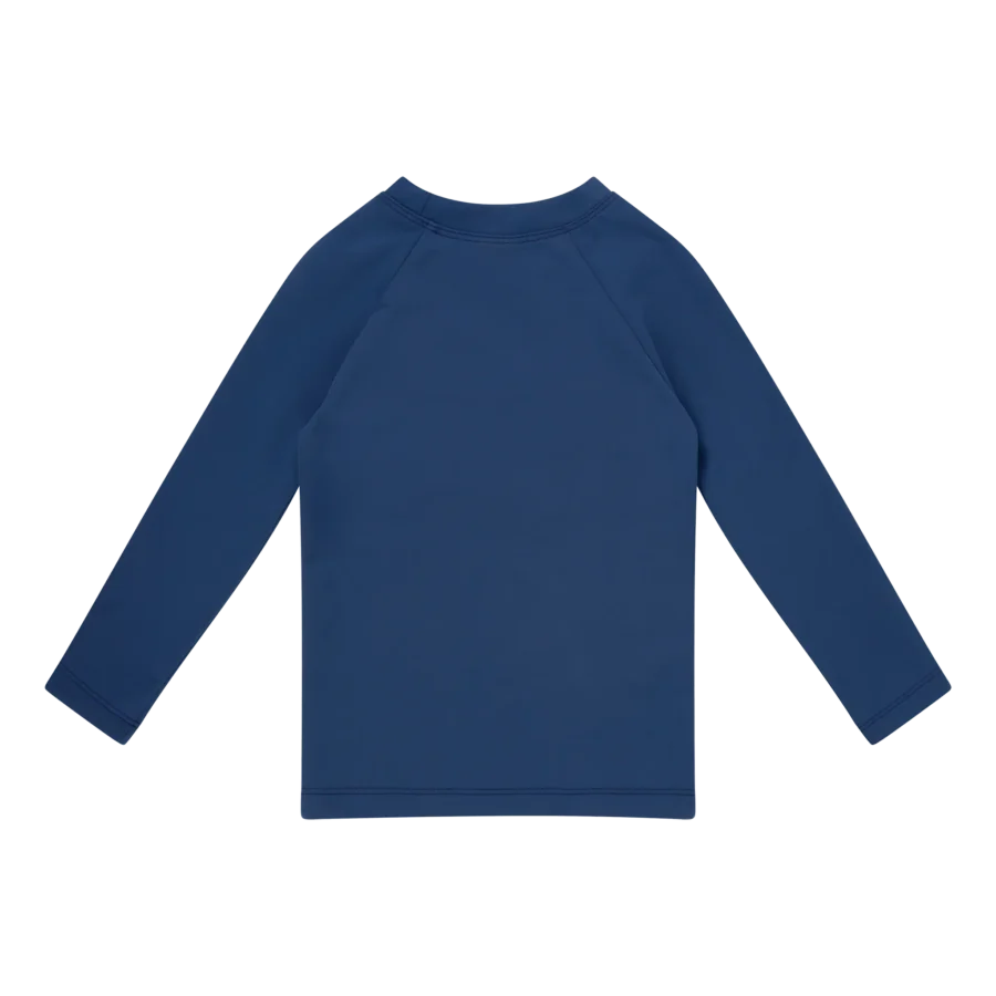Pure Tones | Dark Blue UV Swim Shirt with Long Sleeves