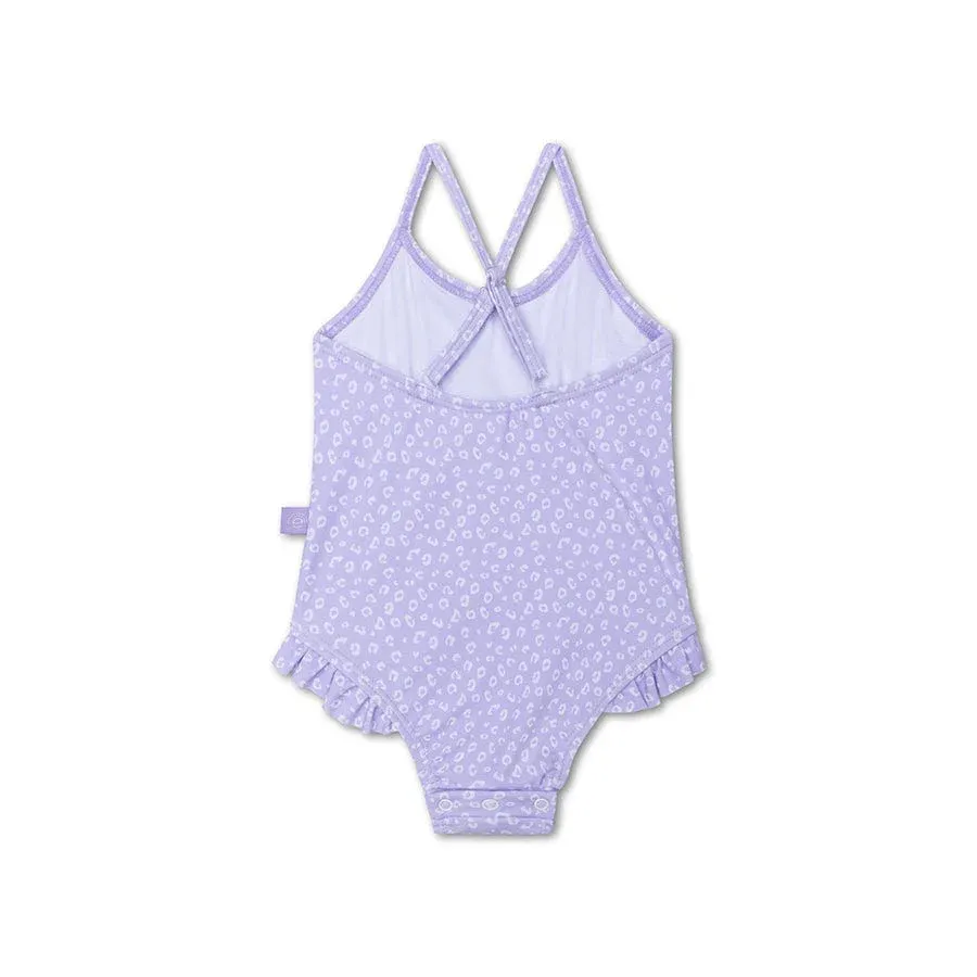 Leopard | Lila Girls UV Girls Swimsuit