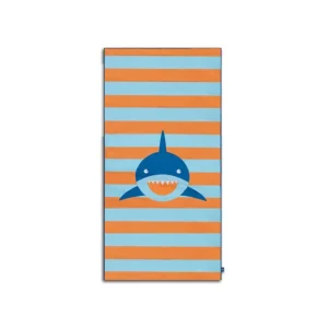 Tropic Shark | Multicolored Microfiber Towel 135 x 65 cm