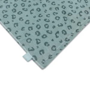 Leopard | Green Cotton Beach Towel 135 x 65 cm