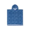 Leopard | Blue Beach poncho 65 x 65 cm