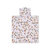 Leopard | Kaki Beach poncho 65 x 65 cm