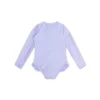 Leopard | UV Purple swimsuit with long sleeves for girls