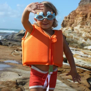 Swim Vest 2-3 EU Sonny the Sea Creature Neon Orange