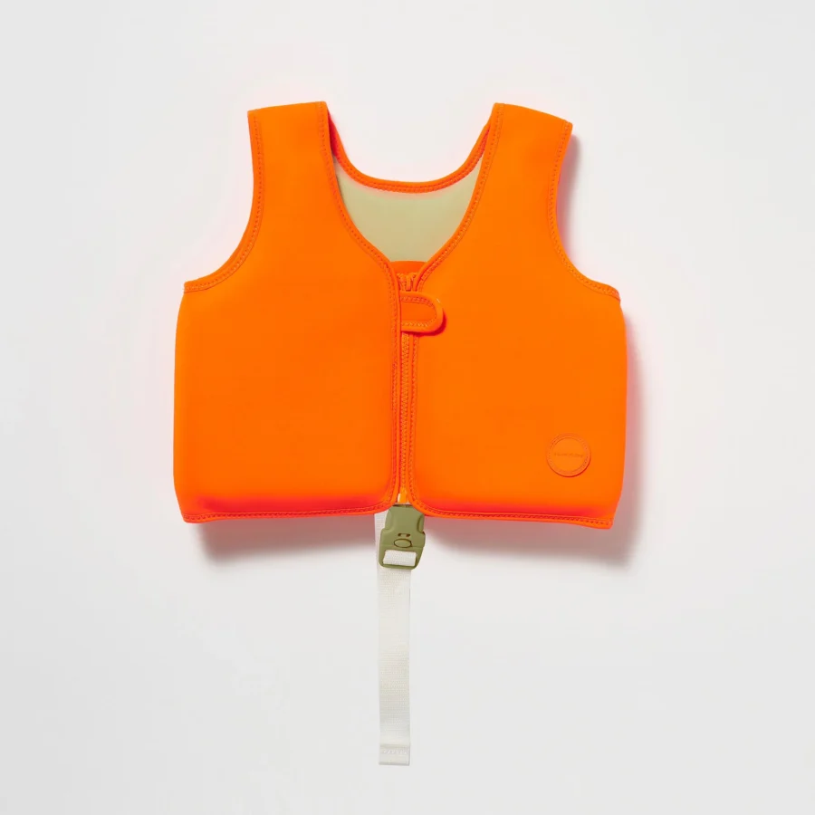 Swim Vest 2-3 EU Sonny the Sea Creature Neon Orange