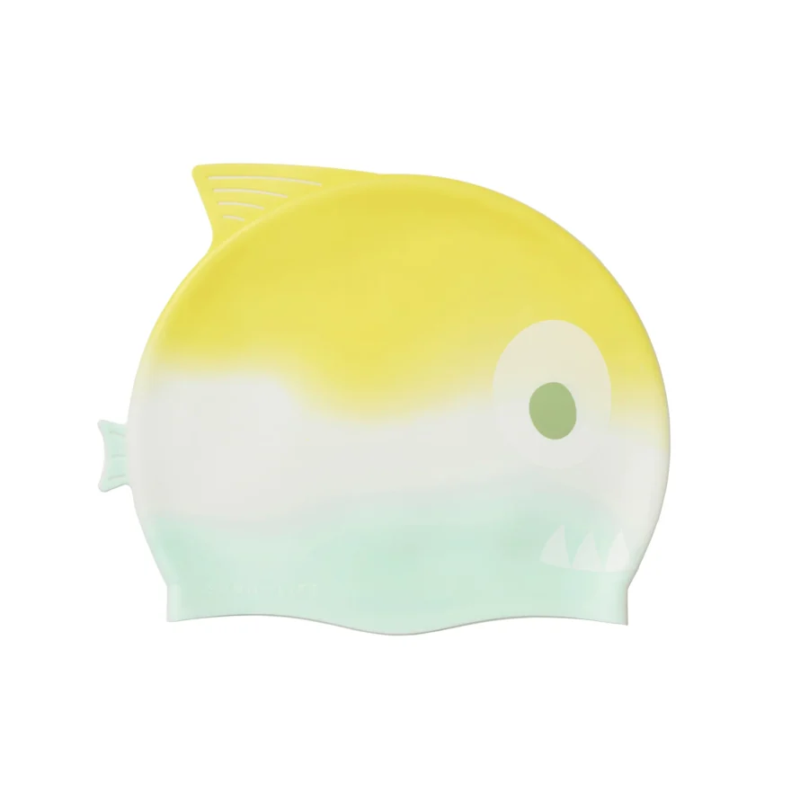 Kids Swimming Cap Salty the Shark Multi
