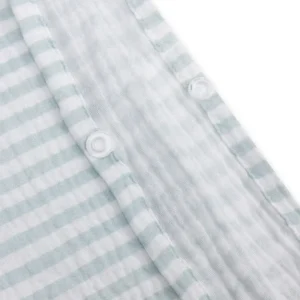 Crabby | White/Green Beach poncho 52 x 52 cm