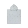 Crabby | White/Green Beach poncho 52 x 52 cm