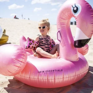 Dreamscape | Rose/Gold Inflatable Flamingo XXL