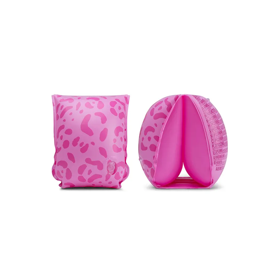 Leopard | Pink swim armbands 2-6 years