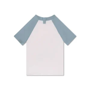 Resort Stripe | Green UV Swim Shirt with Short Sleeves