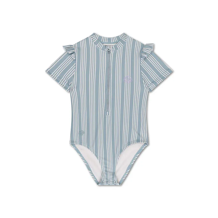 Resort Stripe | UV swimsuit with short sleeves for girls