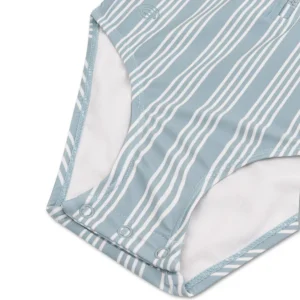 Resort Stripe | UV swimsuit with short sleeves for girls