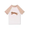 Roamer | Brown UV Swim Shirt with Short Sleeves
