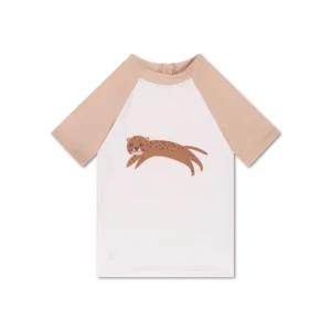 Roamer | Brown UV Swim Shirt with Short Sleeves