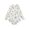 Sea Life | Girls' White UV Swimsuit with Long Sleeves