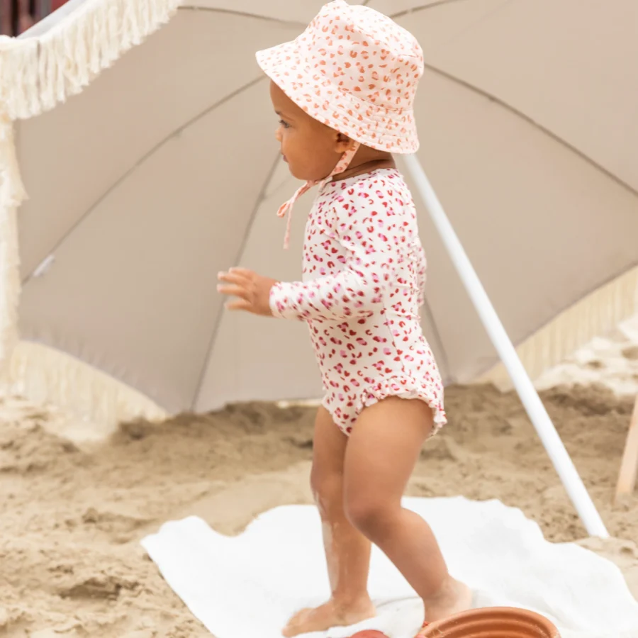 Leopard | Old Pink UV Sun Hat