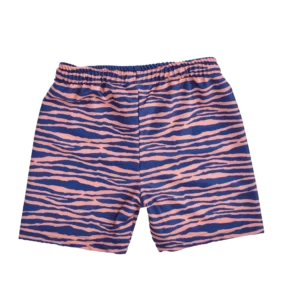 Vibrant Stripes | Blue/Orange UV Swim Boxer for Boys
