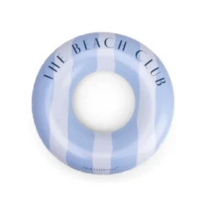 The beach club | Blue/White Pool Float Ø 120 cm