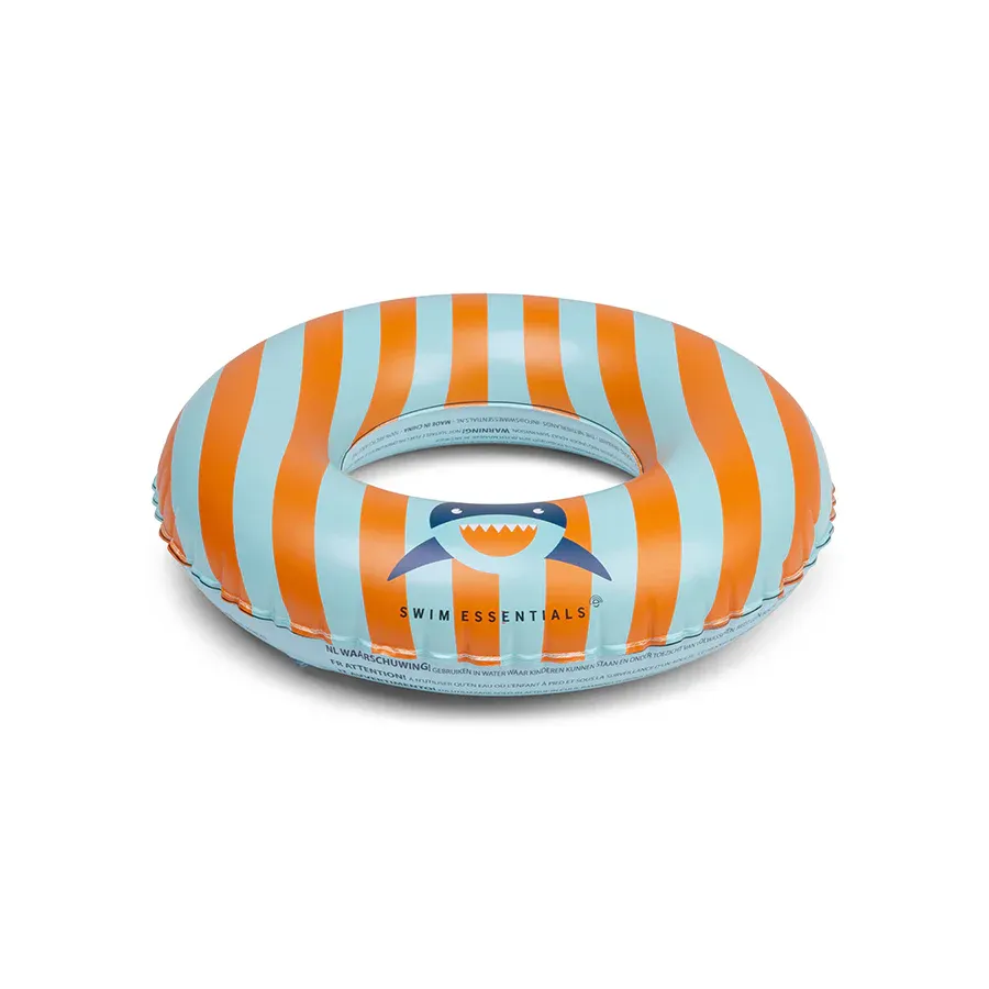 Tropical Shark | Orange/Blue Swim Ring Ø 55 cm