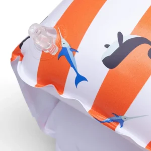 Ocean Stripes | Red/White Swim Arm Bands 2-6 years
