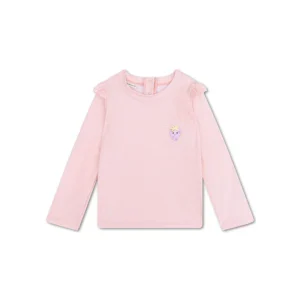 Blackberry | Pink UV Swim Shirt with Long Sleeves